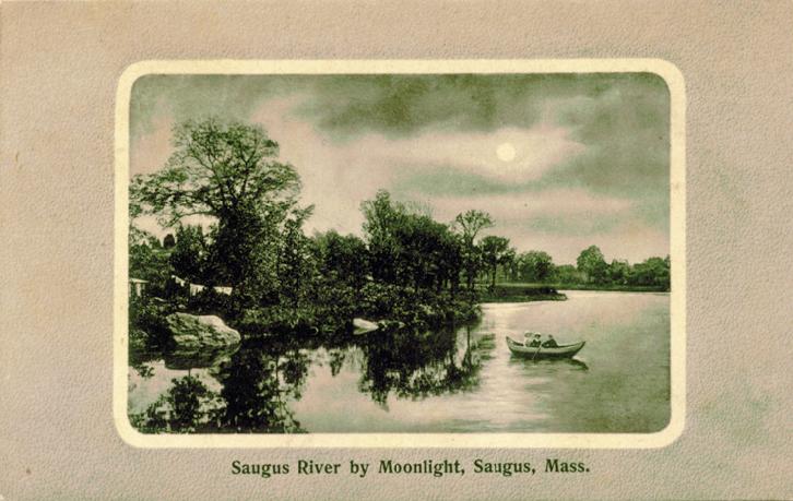 Full moon over the Saugus River